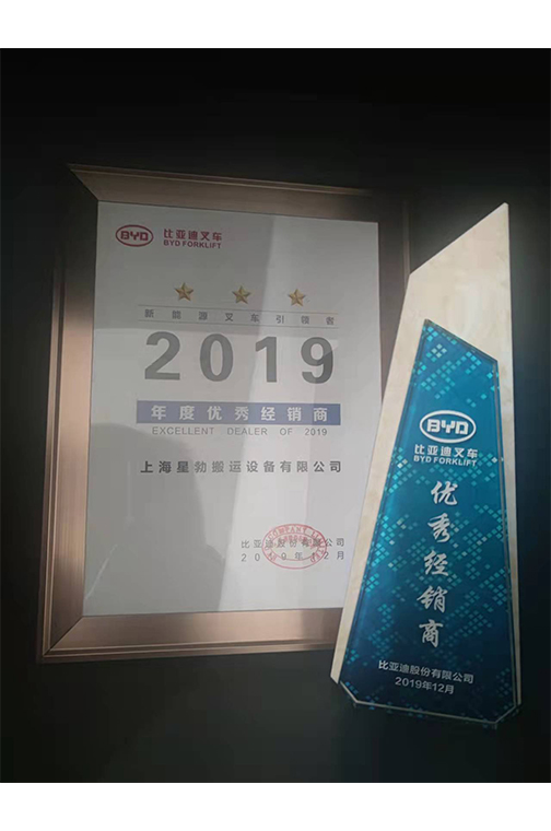 临海市比亚迪2019优秀经销商